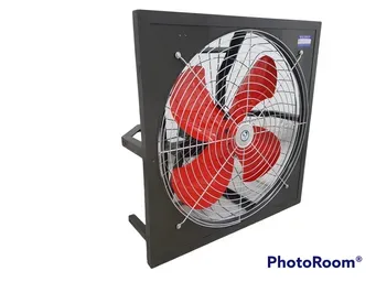 พัดลม 30" หน้า-หลัง(ต่อตรง) มอเตอร์ CROMPTON 1HP 380V.(ไฟโรงงาน) — ภาพสินค้า