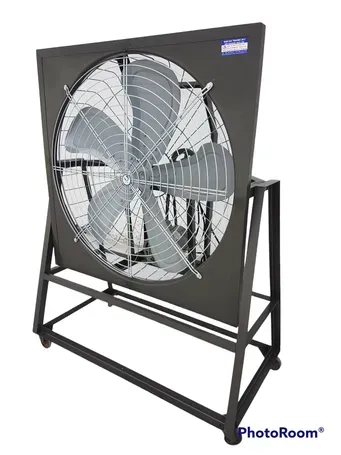 พัดลม 30" ขาตั้ง(ทดสายพาน) มอเตอร์ CROMPTON 1HP 380V.(ไฟโรงงาน) — ภาพสินค้า