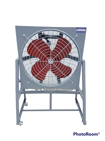 พัดลม 16" ขาตั้งเตี้ย 1.2M. มอเตอร์ ยี่ห้อ FLOW 1/4HP 220V