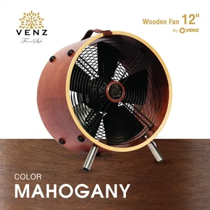 พัดลมไม้ 12" WOODEN STAND — แหล่งอ้างอิง TN Metalworks