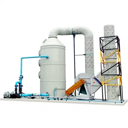 เครื่องกำจัดกลิ่นอุตสาหกรรม Envotech รุ่น Wet Scrubber